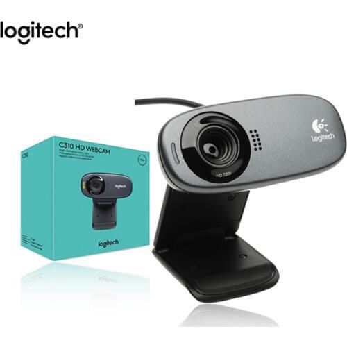 Logitech C310 HD Web Cam 720p 5MP Video with Lighting Correction microphone New in Box