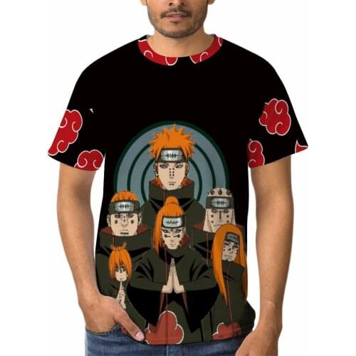 Akatsuki Mens and Womens Adult Full Print T-shirts (men And Women) Akatsuki Anime And Manga Akatsuki Uzumaki Funny Tshirt