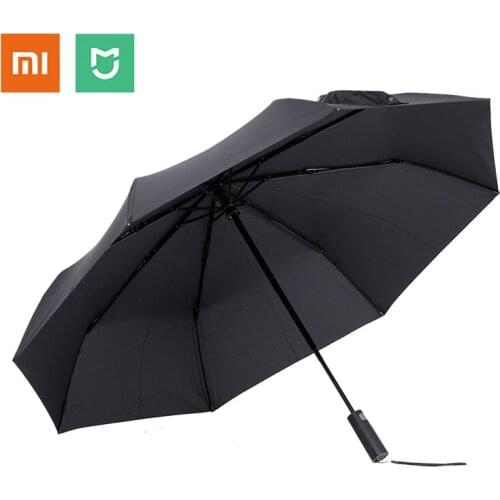 Original Xiaomi Mijia Automatic Umbrella Sunny Rainy Aluminum Rain Wind Resistant Man Woman Sun Umbrellas Anti UV Parasol