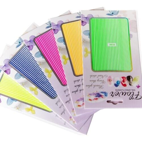 1 pcs Lines Stripe Nail Art Sticker Multiple Colour Adhesive Supplies DIY Nail Polish Stripes Lines 10*8cm Wrap Nail Decals NZ7