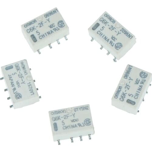 5PCS SMD G6K-2F-Y Signal Relay 8PIN For Omron Relay DC 5V