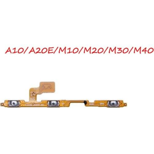 50pcs Power ON OFF Volume Switch Button Flex Cable For Samsung Galaxy A10 A20 A20E A30 A40 A50 A60 A70 A80 A90 M10 M20 M30 M40