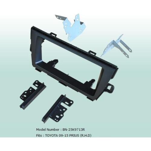 Car Fascias 2 Din Audio Panel Frame Dash Kit For Prius Right Hand Drive 2009 2010 2011 2012 2013 2014 2015