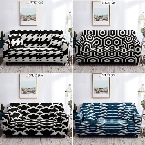 Geometric stripes pattern Covers for sofas Sofa chaise cover lounge sofa cover sofa cushions couches for living room all sofas