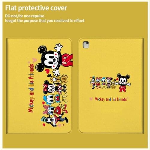 Disney Mickey Cover for IPad 9.7 2017 2018 Mini Case for IPad 10.2 Pro 9.7 Tablet Soft Silicon Stand Funda Case for Air 1 2