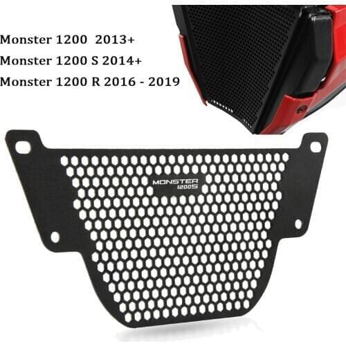 New Motorcycle Radiator Guard Grille Oil Cooler Cover For Ducati Monster 1200/S/R 2013-2019 Protection Cover Monster 1200S 17 18