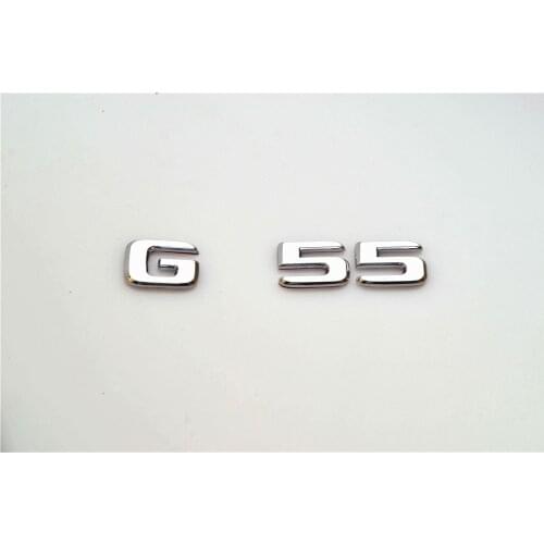 Emblem Badge Decal Trunk Rear ABS for Mercedes Benz G500 G550 G55 G63 G65 Chrome Stylish Car Exterior Stickers
