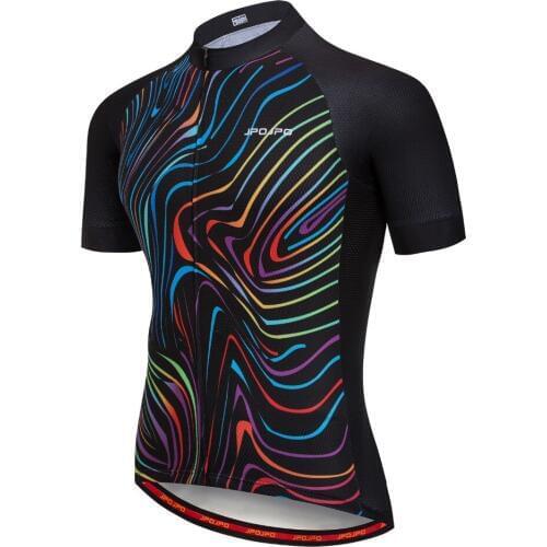 JPOJPO Cycling Jersey Men Bike Shirt Top Summer Short Sleeve Cycling Clothing Ropa Ciclismo MTB Mountain Bike Jersey Maillot