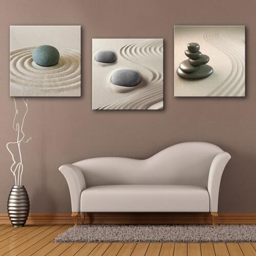 HD Printed Living Room Pictures Modular Cuadros 3 Panel Sand Stone Painting Wall Art Poster Home Decor Canvas Modern Frame