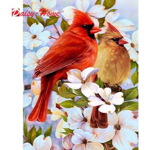 Square diamond painting DIY cross stitch kit bird decoration painting 5D rhinestone embroidery mosaic embroidery gift