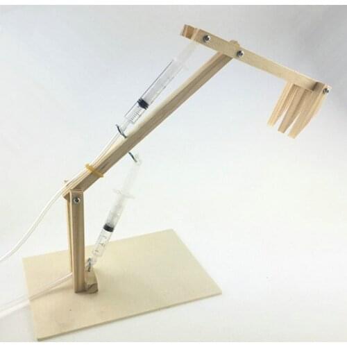 Science technology invention material pneumatic hydraulic piston excavator scientific experimental model primary school manual