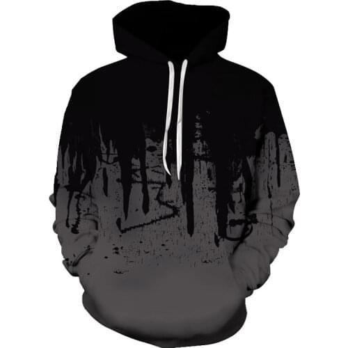 Fashion Ink painting man hoodies 3d print Sweatshirt Loose Men clothes casual Colorful hoodies men oversized hoodie cool Hoody