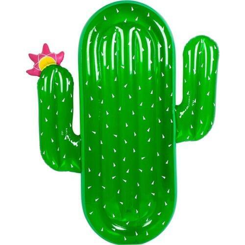 Cactus Inflatable Mattress Pool Float Adult Kids Floating Island Beach Bed Swimming Circle Fun Water Party