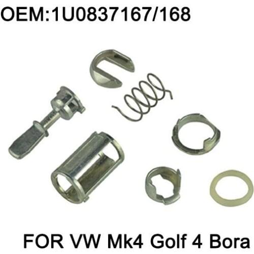 7 Piece Door Lock Cylinder Repair Kit For VW Mk4 Golf 4 Bora Front Left or Right OE: 1U0837167