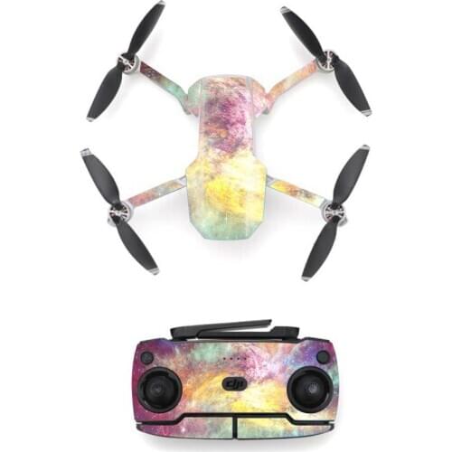 Starry Sky Style Waterproof skin Sticker for DJI Mavic Mini Drone And Remote Controller Decal Vinyl Skins Cover 8 Styles