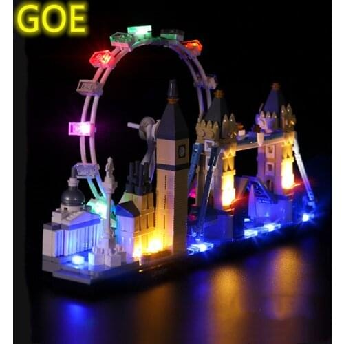 GOE Led Light Up Kit For Lego 21034 Compatile With Architecture London (Only LED Light Included)