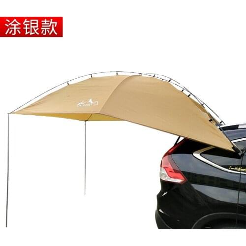 Outdoor self-driving barbecue camping car tail car side tent car sunshade car tail extension tent supplies