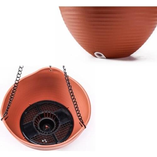 High quality Garden Sturdy hanging PP plastic plant pot 1.3L 2.1L 3.2L