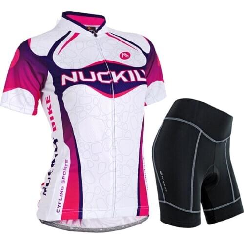 2021 Summer Cycling Jersey Set Women Fashion Bicycle Clothes Female Dress MTB Road Bike Clothing Kit Cycle Uniform Shorts Suit