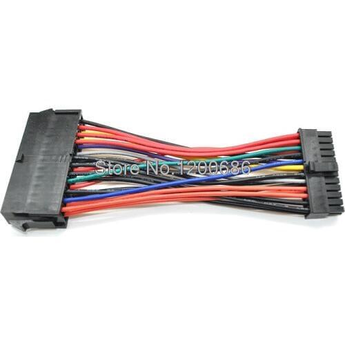 10CM ATX Power Supply Motherboard 24 Pin to Mini 24 Pin Cable wiring harness for Dell Optiplex 380, 580, 760, 780