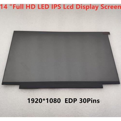 14 "Full HD LED IPS Lcd Display Screen For Thinkpad T490 T490S T495 E14 Gen 2 3 L14 Gen 2 P14s Gen 1 P43s T14 Gen 1 T14s Gen 2