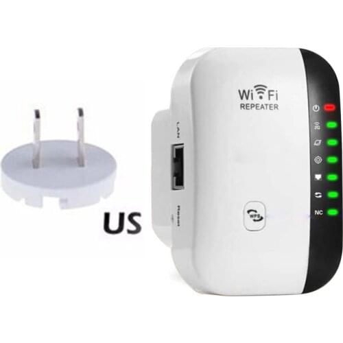 300M Small Steamed Bread Wireless Router Signal Amplifier Network Expansion Launch AP Booster Wireless AP White Repeater