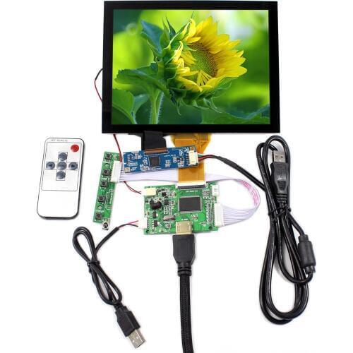 8inch LCD Screen 800x600 Resolution VS080TC-A1 Capacitive Touch Panel VS-TY50-V2 HD MI LCD Controller Board EJ080NA-05A