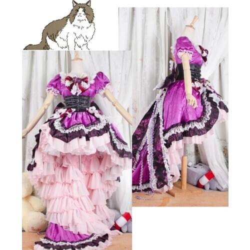 Anime Touhou Project Yakumo Yukari Lolita Dress Gothic Uniform Cosplay Costume Halloween Carnival Free Shipping 2020 Customized