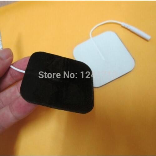 Freeshipping 20pcs(10pairs ) 50*50MM Pre Gelled Self Tens Adhesive Electrode Pads for digital therapy massage machine