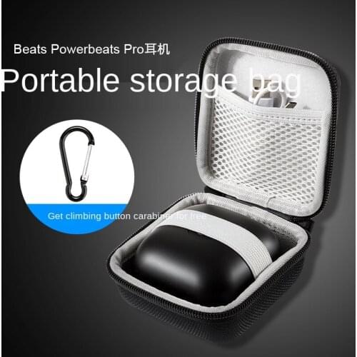 For PowerbeatsPro Bluetooth headset storage bag powerbeats hard shell protective cover data cable box