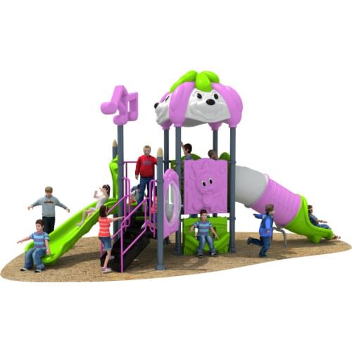 KIDS small playground with CE/TUV plastic outdoor playground slide for school/park/community