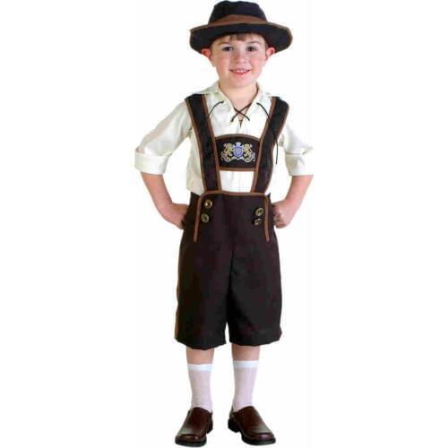 Boy Oktoberfest Lederhosen Costume Germany Bavaria Carnival Party Beer Outfit
