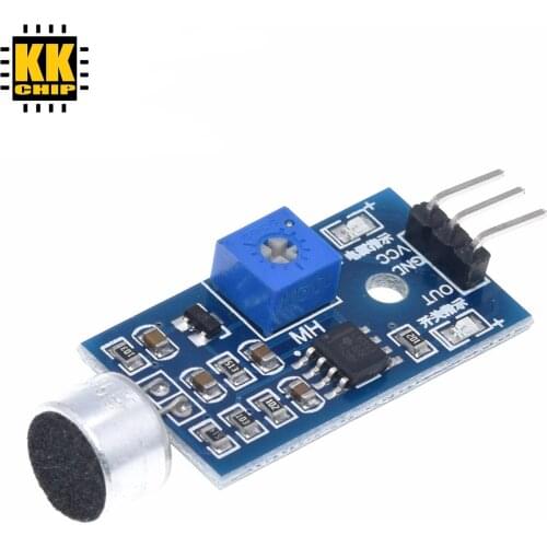 KKCHIP Sound Detection Sensor Module Sound Sensor Intelligent Vehicle For Arduino Drop Shipping Wholesale