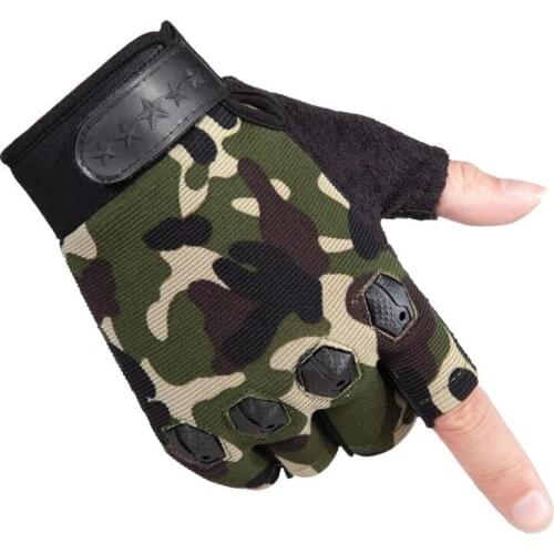 HOT Cycling Anti-slip Anti-sweat Men Women Half Finger Gloves Breathable Anti-shock Sports Gloves Bike Bicycle Glove