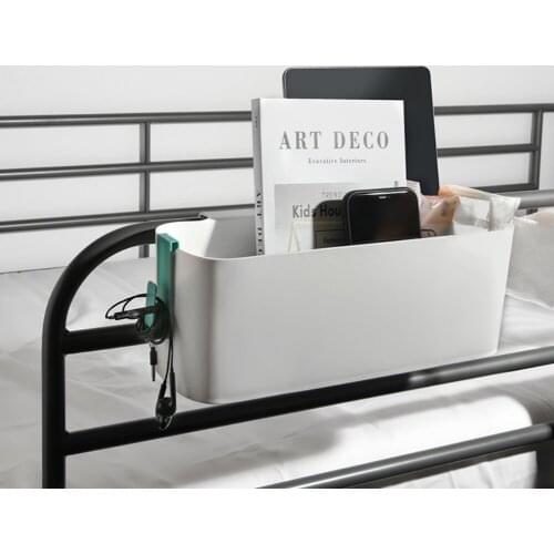 Bedside Shelf Storage Box Free Punching Wall-mounted Bedside Organizer Creative For Bed Living Room Bathrorm Accessories