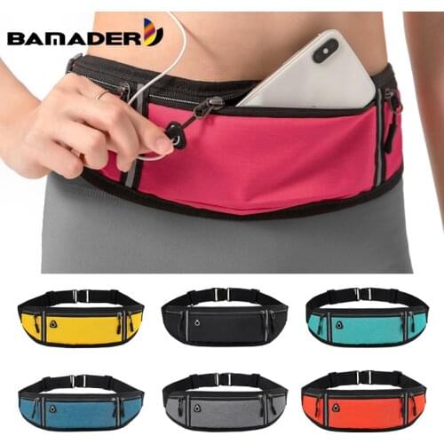 Professional Running Waist Bag Sports Belt Pouch Mobile Phone Case Men Women Hidden Pouch Gym SportsBags Running Belt Waist Pack