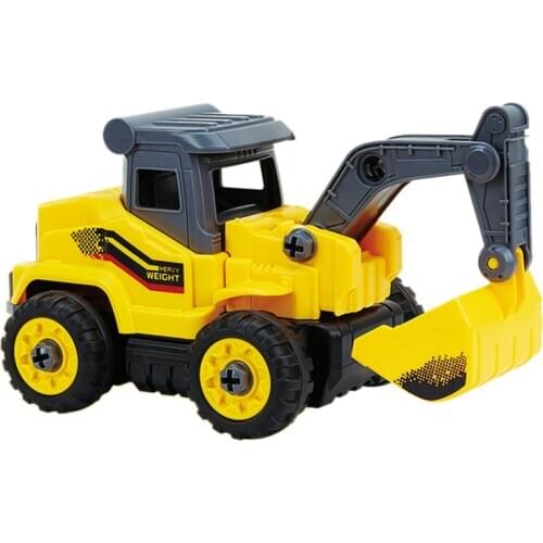 Remote Dump Truck,2.4G RC Assembly Toy DIY Excavator Construction Truck Building bulldozer Vehicles Toys Car
