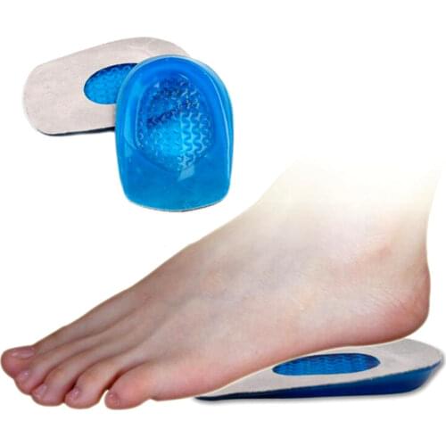 Silicone Gel Insoles Heel Cushion For Feet Soles Relieve Foot Pain Protectors Spur Support Shoes Pad Feet Care Inserts