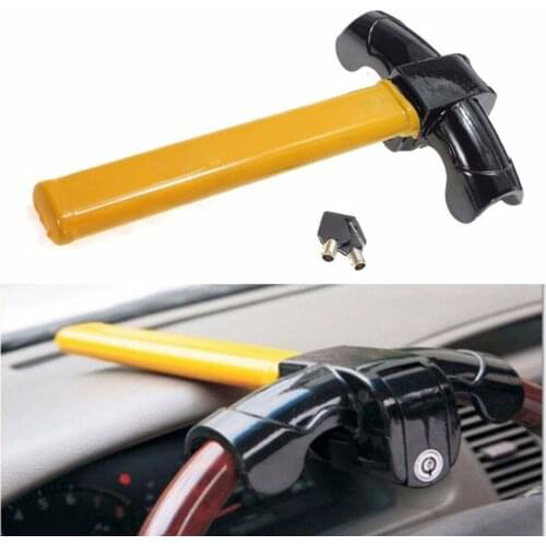 Universal Heavy Duty Anti-theft Steering Wheel Lock Car/Van Security Rotary Steering Wheel Lock Enhance Car Security
