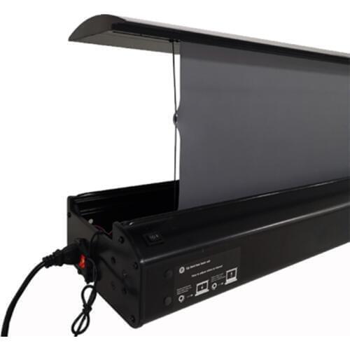 VIVIDSTORM 135-inch 16:9 Electric ALR Floor Screen for UST Projector