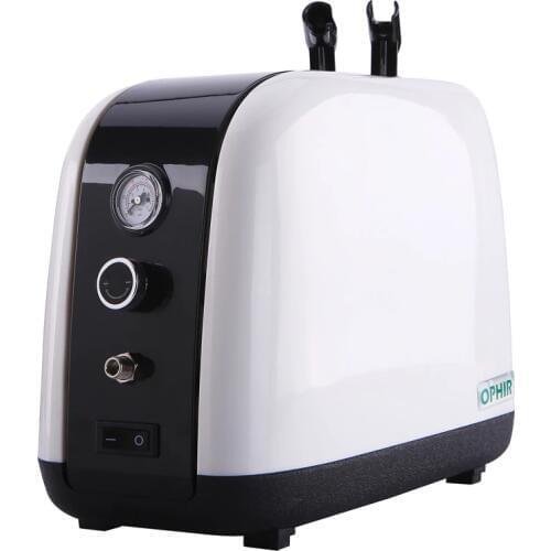 OPHIR Air Compressor for Body Paint Cake Decorate Tattoo Skin Care Mini Air Pump Professional Air Compressor with Tank AC057
