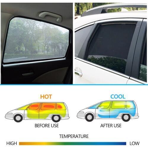 4PCS/Set Or 2PCS/Set Magnetic Car Side Window SunShades Mesh Shade Blind For VW Touran 2011 2012 2013 2014 2015 Car Curtain
