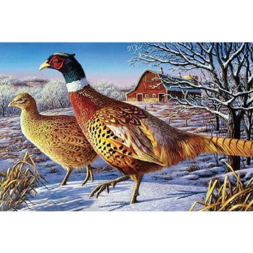 5D DIY Diamond embroidery Christmas Pheasant diamond painting Cross Stitch full square drill Rhinestone mosaic puzzle home decor