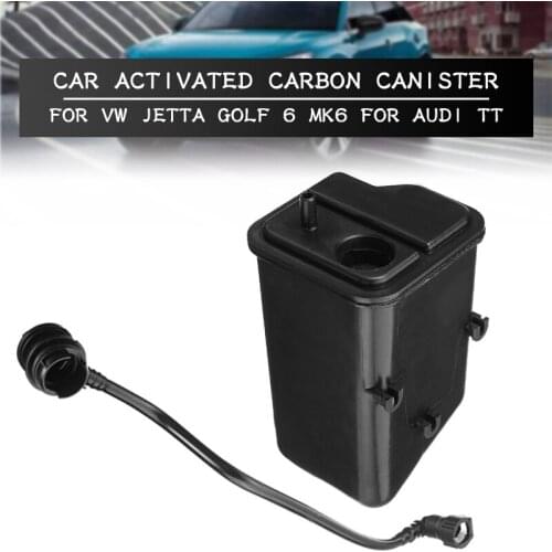Car Activated Carbon Charcoal Canister With Vent Pipe Cans For VW/Jetta Golf EOS for Audi A3 TT