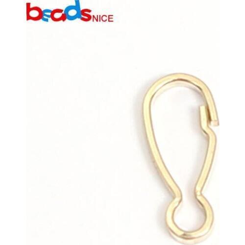 Beadsnice ID39863smt1 Gold Filled Connector Clasps Spring Clasp for Pendant Jewelry Components Wholesale
