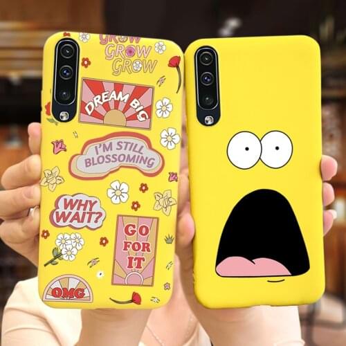 For Samsung Galaxy A10 A20 A30 A40 A50 A60 A70 Case Emoticons Pattern Soft Silicone For Samsung A70 60 50 40 30 20 10 Back Cover