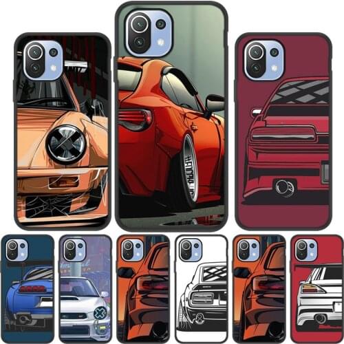 For Xiaomi Mi 11 Lite Case Sports Cars Male Men Phone Case Redmi Note 10 Pro Mi11 Mi 11 Ultra 10T 10 T Pro 9T 8 9 SE Soft Cover
