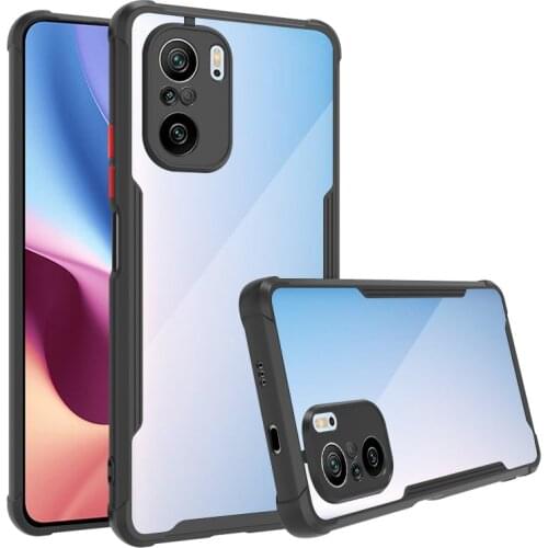 For Xiaomi POCO F3 Case Hard PC Transparent shockproof Armor protective back Cover Case For xiaomi redmi K40 Pro k40pro shell