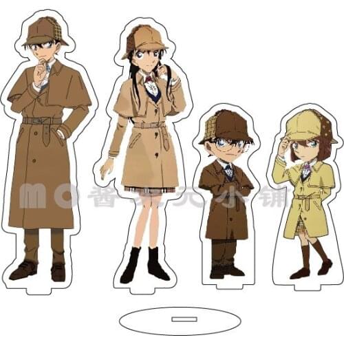 Detective Conan Kudou Shinichi Furuya Rei Acrylic Anime Figure Stand Display Model Plate Desktop Decor Cosplay Holmes Series Toy