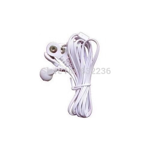 DHL freeshipping 1000pcs/lot DC2.5MM Button 4 way electrode wires/cable for digital therapy machine,slimming massager